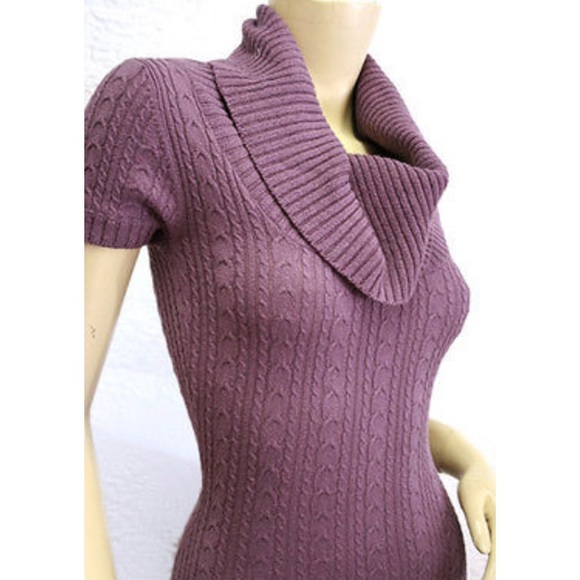 BCBG Cable Knit Sweater Dress - Picture 3 of 5